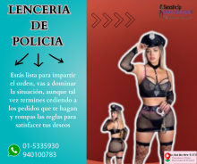 LENCERIA DE POLICÍA TENTADOR 